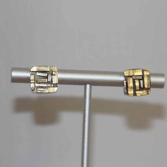 D’Agostino 18k Gold & Sterling Silver Earrings - Picture 11 of 12